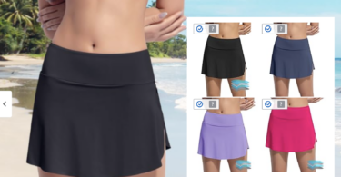 beautikini plus size swim skirt, period swimsuits